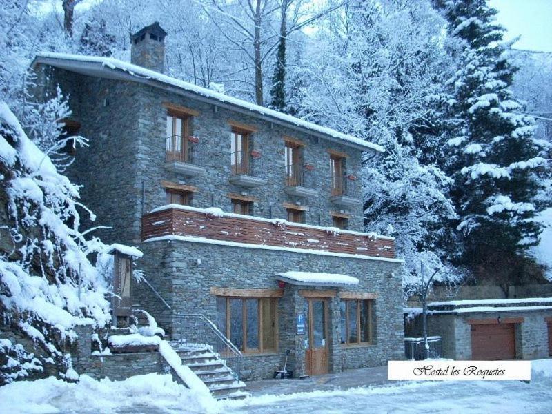 Hostal Les Roquetes Queralbs Exterior foto