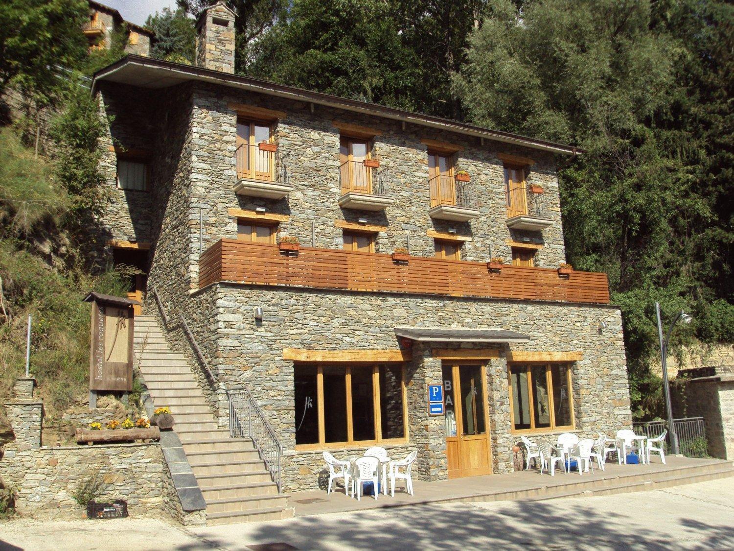 Hostal Les Roquetes Queralbs Exterior foto